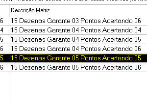 Gerando fechamento de matrizes