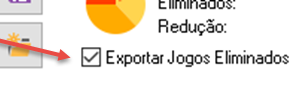 Exportando os jogos eliminados de filtros