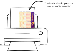 Impressão do volante +Milionária